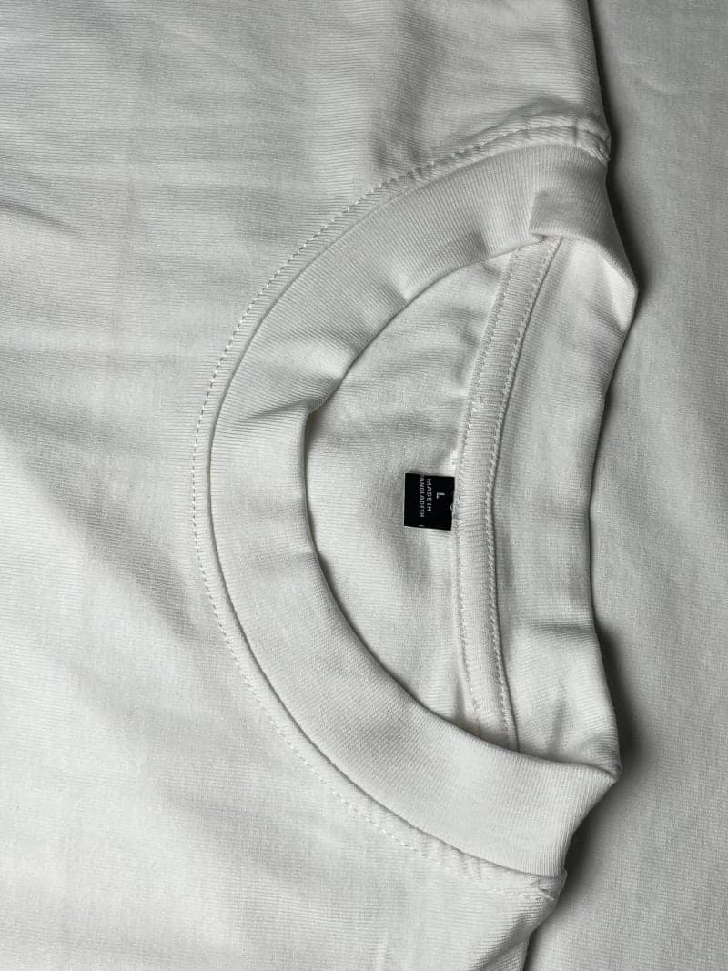 "Shadow Raven" Oversized White T-Shirt 2