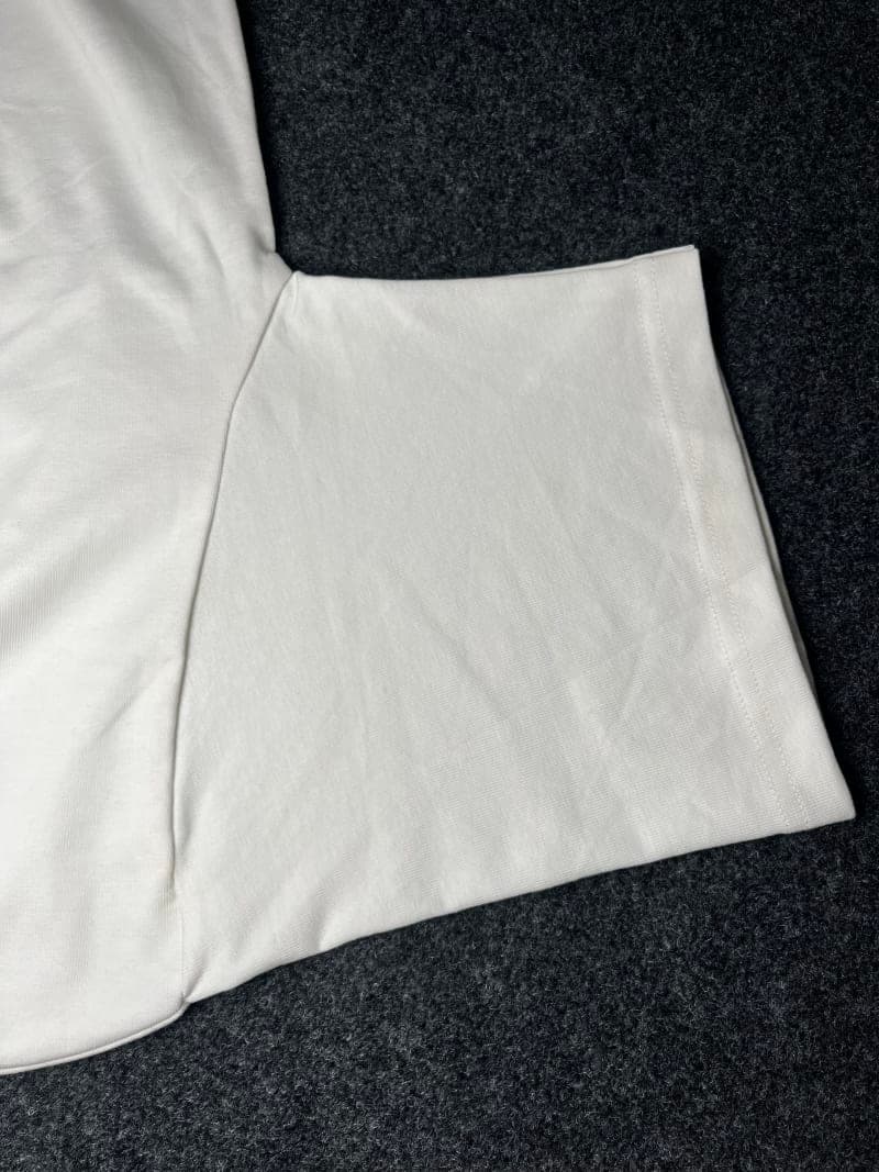 "Shadow Raven" Oversized White T-Shirt 3